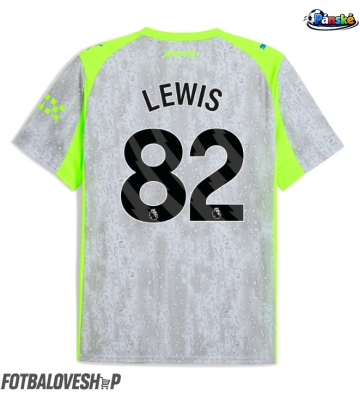 Manchester City Rico Lewis #82 Alternativní Dres 2025-26 Krátký Rukáv